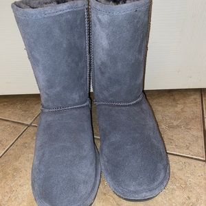 Gray Bearpaw boots